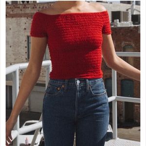 Brandy Melville Charlene off the shoulder top